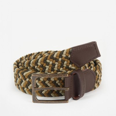 Barbour Úpletový elastický pásek Tartan Ford belt