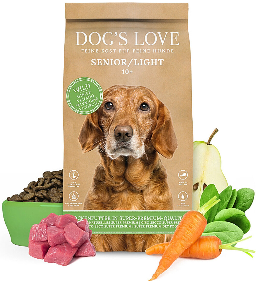 Dog\'s Love Senior & Light zvěřina 12 kg