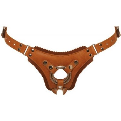Zado Leather Strap on Harness Brown L – XL – Zbozi.Blesk.cz