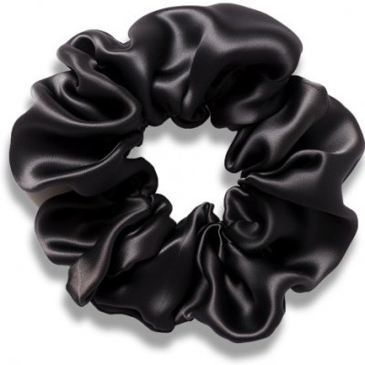 Pilō Pilō | Silk Hair Tie - Large Black hedvábná gumička do vlasů 1 ks – Sleviste.cz