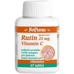 MedPharma Rutin 25 mg + Vitamin C 67 tablet – Hledejceny.cz