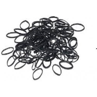 Sinelco Gumičky do vlasů Sibel Kara Elastic 500 ks 15 mm – Zboží Dáma