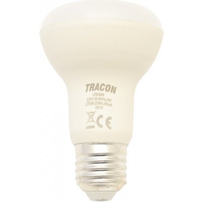 Tracon electric LED žárovka reflektorová E27 9W teplá bílá