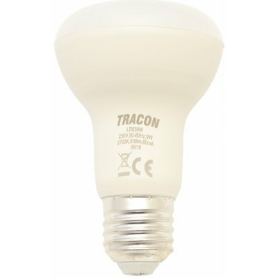 Tracon electric LED žárovka reflektorová E27 9W teplá bílá – Hledejceny.cz