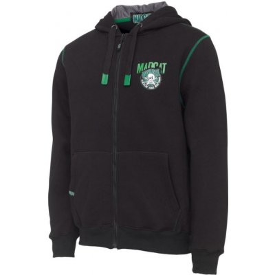 MadCat Mikina Badge Logo Zip Hoodie Black Caviar – Zboží Mobilmania