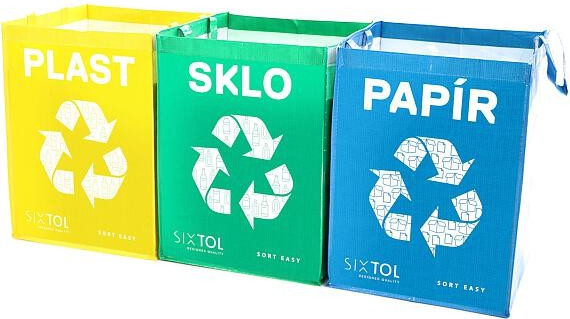 Sixtol Sort Easy 3 Basic Tašky na tříděný odpad 3 ks 3 x 36 l SX4201