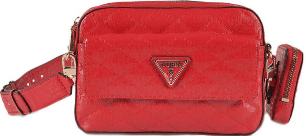 Guess dámská červená kabelka crossbody Astrid T/U RED | Srovnanicen.cz