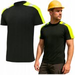 Specto Reflexní výstražné tričko černo-žlutá BOZP XL – Zboží Dáma