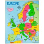 Bigjigs Mapa Evropy – Zboží Dáma