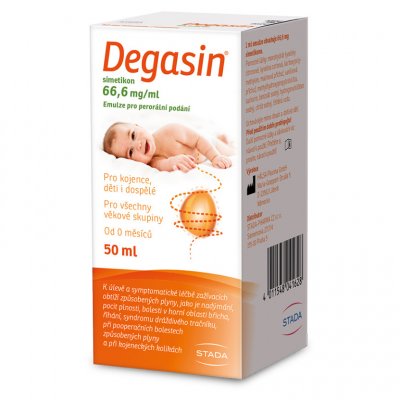 Degasin simetikon 66.6mg/ml emulze nadýmání 50 ml – Hledejceny.cz