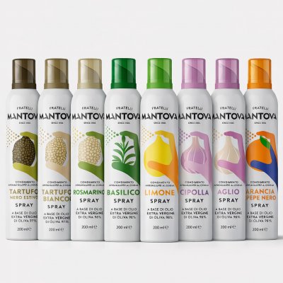 Fratelli Mantova Extra panenský olivový olej Česnek 200ml – Zboží Dáma