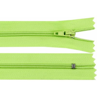 Spirálový zip No 3 délka 14 cm autolock - zelená sv. – Zboží Mobilmania