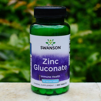 Swanson Glukonát Zinečnatý 30 mg 250 tablet