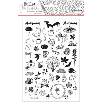 Aladine Diářová razítka Stampo Bullet Journal Podzim – Zboží Dáma