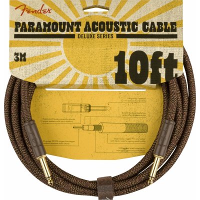 Fender Paramount Acoustic Instrument Cable 10'