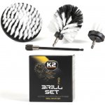 K2 BRILL SET PRO Profesionální sada kartáčů na čištění čalounění a plastů | Zboží Auto