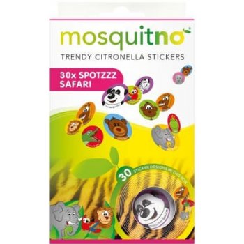 MosquitNo Samolepky SpotZzz Safari uvolňující citronelovou vůni 5x6 kusů 30ks
