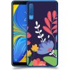 Pouzdro a kryt na mobilní telefon Samsung Pouzdro ACOVER Samsung Galaxy A7 2018 A750F s motivem Colorful Flowers