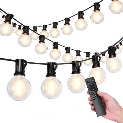 Bauerkraft H-674 Zahradní světelná girlanda 30 LED, 20 m, 9 W – Zboží Mobilmania