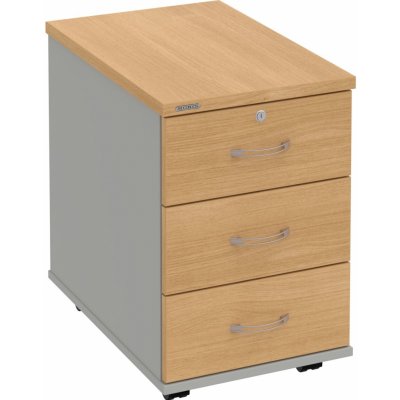 Hobis K 33 Z P 3 zásuvky léta podél 60 cm dub šedá – Hledejceny.cz