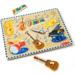 Melissa & Doug puzzle s úchyty a zvukem hudební nástroje – Sleviste.cz