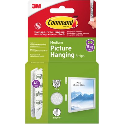 Command™ stripy na zavěšení obrazu, provedení střední - nosnost 5 kg – Hledejceny.cz