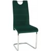 Jídelní židle Kondela Abira New Velvet smaragdová