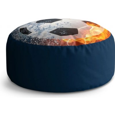 Sablio Taburet Circle Fotbalový míč: 38x48 cm – Hledejceny.cz