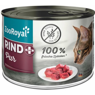 ZooRoyal čisté hovězí maso pro kočky 200 g – Sleviste.cz