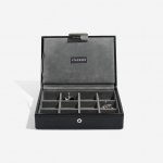 Stackers pánská šperkovnice Black Cufflink Box černá – Zboží Dáma