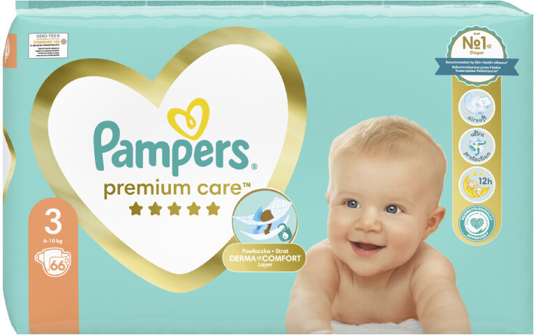Pampers Premium Care 3 66 ks