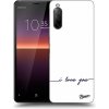 Pouzdro a kryt na mobilní telefon Sony Pouzdro Picasee silikonové Sony Xperia 10 II - I love you černé