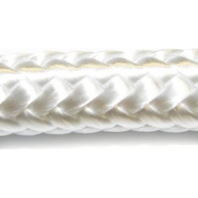 LANEX PA 8mm lano pletené s jádrem bílé