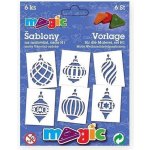 Papírové šablony MAGIC sada H1 Vánoční ozdoby – Zboží Mobilmania