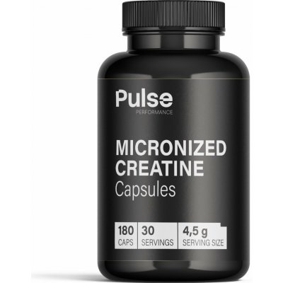 Pulse Micronized Creatine Capsules 180 kapslí – Zboží Mobilmania