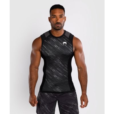 Venum Rashguard Rapid bez rukávů Black/Storm Grey – Zboží Dáma