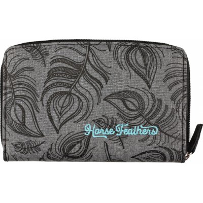 HORSEFEATHERS RHEN WALLET Heather Gray