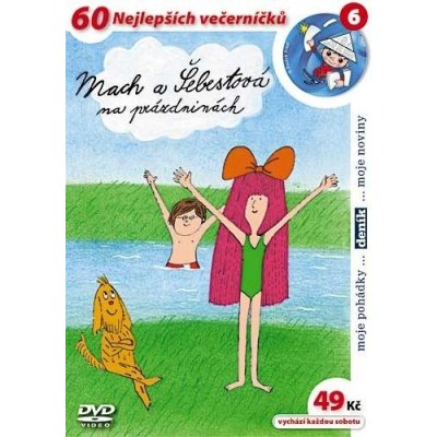 Mach a Šebestová na prázdninách papírový obal pošetka DVD – Zboží Mobilmania
