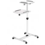MANHATTAN vozík pro projektor/laptop, šedo-bílá – Sleviste.cz