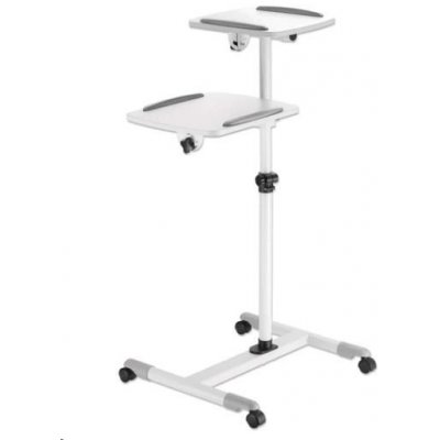 MANHATTAN vozík pro projektor/laptop, šedo-bílá – Sleviste.cz