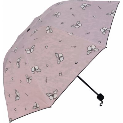 Butterfly deštník měnící barvu růžový