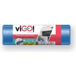 viGO! Pytle zatahovací HDPE 35l 11µm 15ks modré – Zboží Dáma