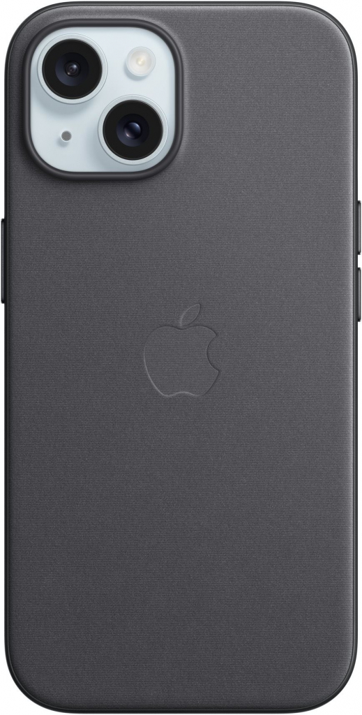 Apple z tkaniny FineWoven s MagSafe na iPhone 15, černé MT393ZM/A