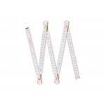 Metrie Skládací metr Perfekt 5 bílý 1 m – Zboží Mobilmania