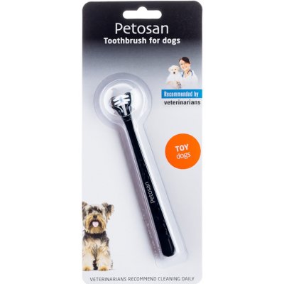 Petosan zubní kartáček dvouhlavý pro psy Toy Dog 1 ks – Zboží Dáma