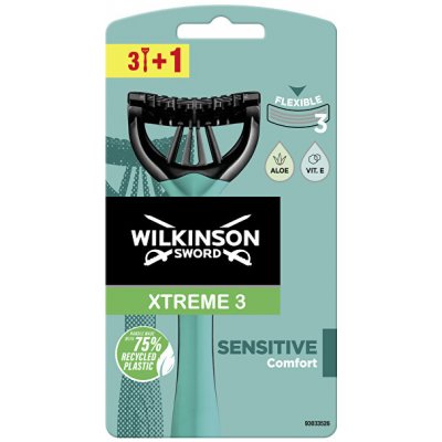 Wilkinson Sword Xtreme 3 Sensitive Comfort 4 ks