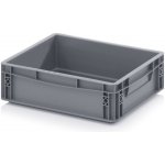 TBA Plastová Euro přepravka 400 x 300 x 120 cmmm plný úchyt – Hledejceny.cz