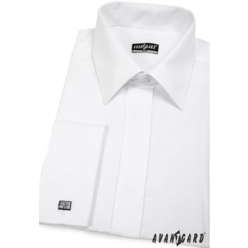 AMJ košile dlouhý rukáv na manžetové knoflíčky JDPSA018MK bílá