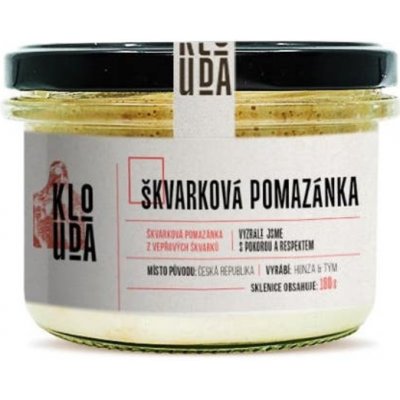 Maso Klouda Škvarková pomazánka 180g – Sleviste.cz