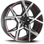 Barracuda PROJECT 10x22 5x112 ET30 X black brushed surface trim red – Sleviste.cz